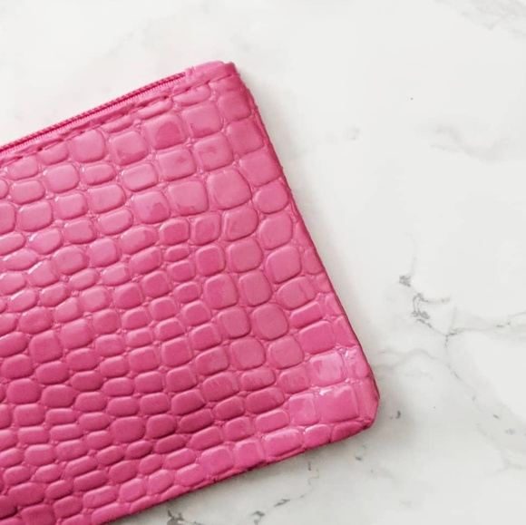 Handbags - Vegan Leather Snake Skin Pouch